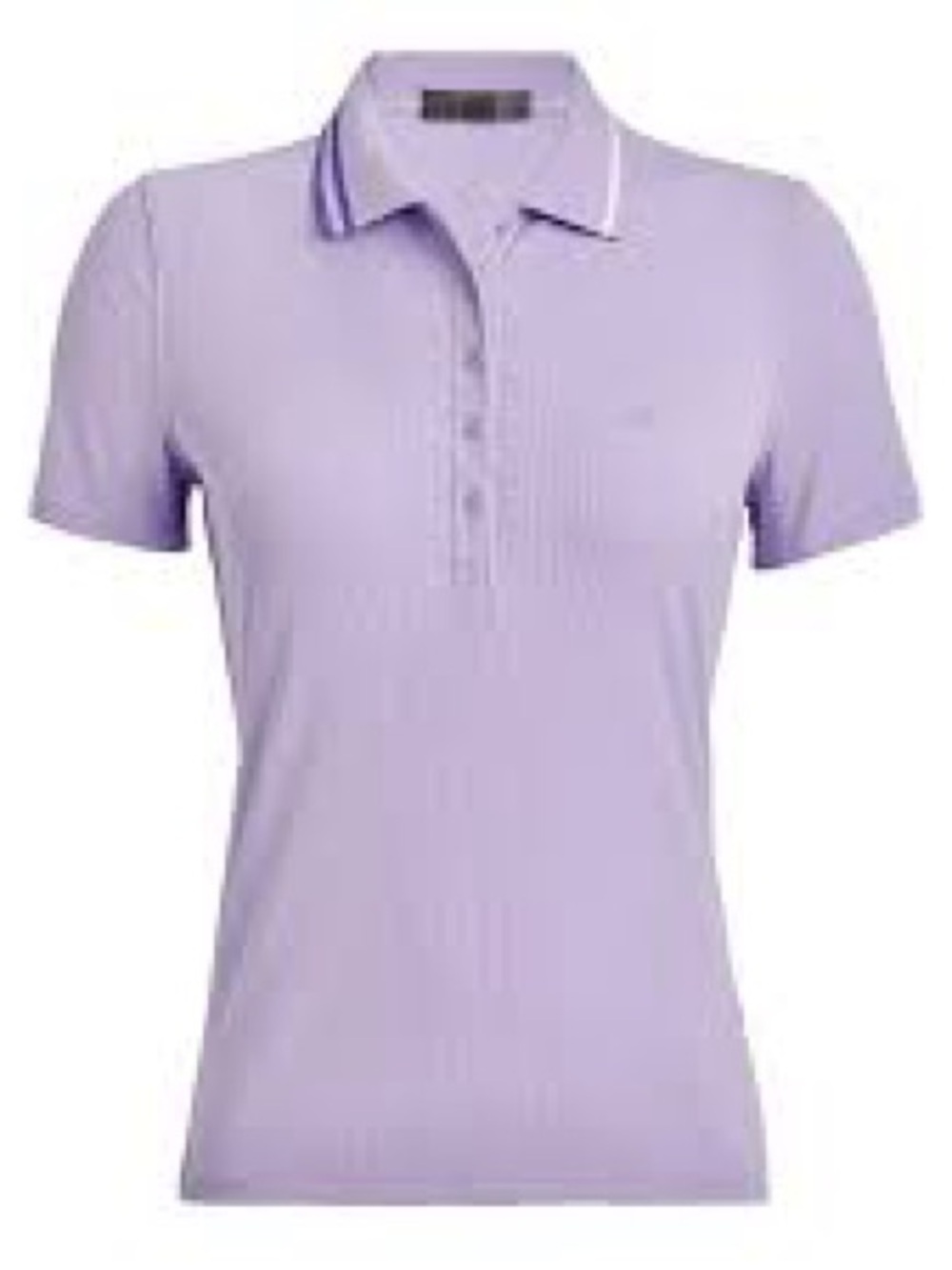 G/FORE Lavender Short-Sleeve Ribbed Polo 1154